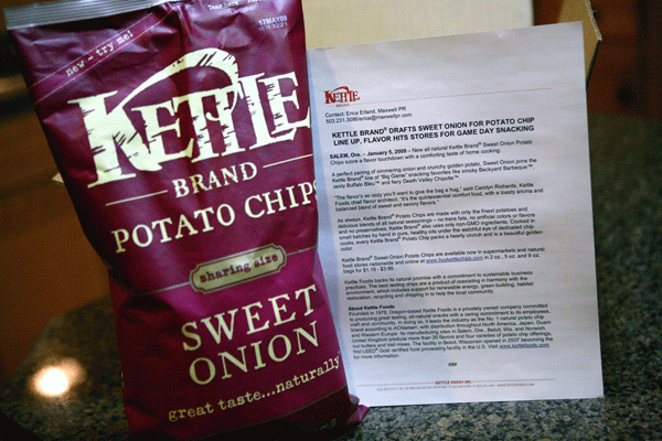 Oh Happy Chip Day #1: Kettle Brand Sweet Onion Potato Chips